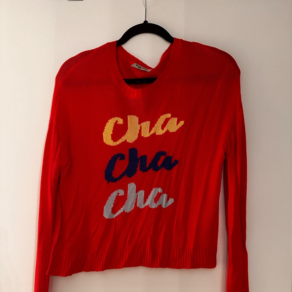 Show Me Your MuMu Crop Cha Cha Sweater - Picture 3 of 4